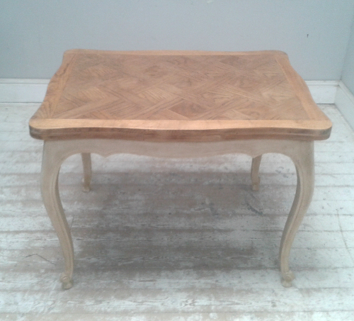 small old french draw leaf dining table